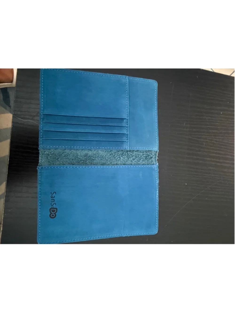 Women's SansiDo Blue Passport Holder Card Case One Size